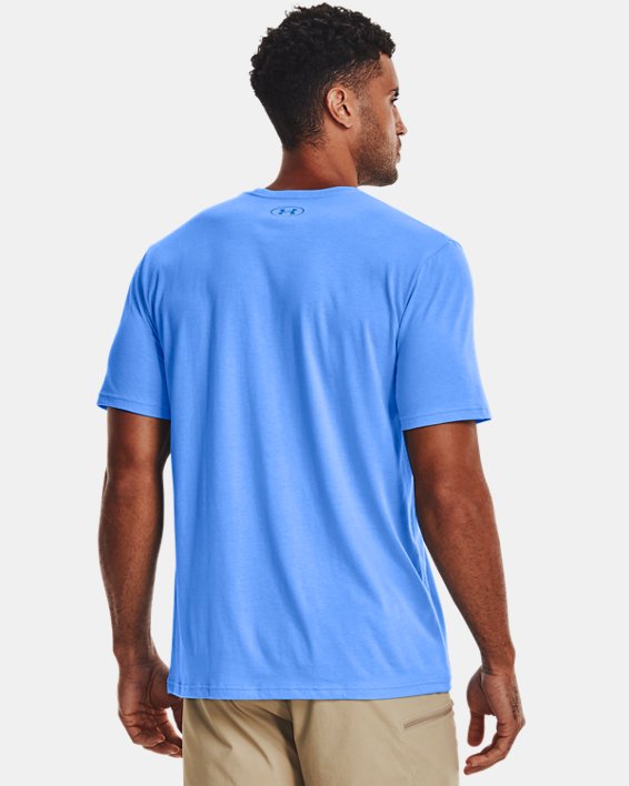 Men's UA Fish Hook Logo T-Shirt, Blue, pdpMainDesktop image number 1